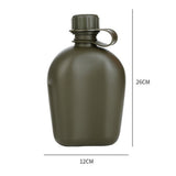 1Set Camping Canteen Bottle Food Safe Material with Cover for Hiking and Mountaineering V1370-AZ4-15396
