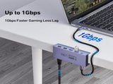 BENFEI 396GY USB-C 8-in-1 Docking HDMI 4K/60HxzUSB-C2xUSB2.0RJ45PD100W V28-ELEBEN396GY