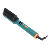 Negative Ion Electric Hair Comb Brush Dual Purpose Hair Straightener Curler Styling Tool GreenUS V1294-YM0901-3113210117714