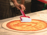1Pc Pizza Dough Roller Red Kitchen Gadget for Uniform Baking and Bubble Prevention V1370-AZ4-14526