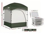 Weisshorn 20L Portable Camping Toilet Shower Tent Changing Room Outdoor Loo Set TENT-CR-SIN-TOILET-20L