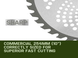 MTM 5x Carbide Tipped 40 Tooth Brush Cutter Blade Whipper Snipper Brushcutter V219-PLTBLDBMRA405