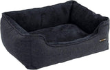 FEANDREA 110cm Dog Sofa Bed with Removable Washable Cover Dark Grey V227-3309641001162