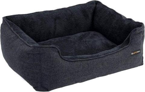 FEANDREA 90cm Dog Sofa Bed with Removable Washable Cover Dark Grey V227-3309641001161