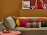 KAAT Amsterdam Shari Green Oblong Filled Cushion 30cm x 70cm V442-HIN-CUSHION-SHARI-GREEN-RE