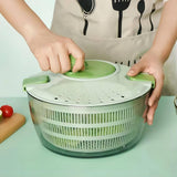 Salad Dehydrator Vegetable Dehydrator Drying Machine Manual Swing Dehydration Tool Large Capacity V1192-AZ-W-35492