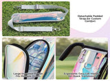 Everfit Golf Stand Bag Lightweight Sunday Pitch And Putt Bag Holographic GOLF-B-BAG-LIGHT-B-C