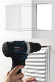 2pcs Attic Vent Soffit Vent Aluminum Wall Vent Metal Shed Vent Square Vent Louver Vent Grille with V1259-DP01-A-3318