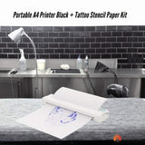 Tooleroo Portable A4 Thermal Printer White Tattoo Stencil Paper Kit - Wireless V238-SUPDZ-40904563884112
