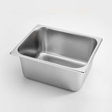 SOGA 2X Gastronorm GN Pan Full Size 1/2 GN Pan 15cm Deep Stainless Steel With Lid GP5411WLIDX2