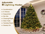 Jingle Jollys Christmas Tree 2.7m Xmas Tree Decorations 1800 LEDs 1831 Tips 8 Light Modes XM-TR-E-WELL-9F-LED-N