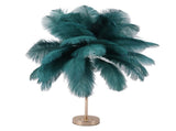 Decorative Table Lamp 30PCS Feathers USB Rechargeable Light Touch Control Desk Light Built in V1294-YM0901-3119230088513