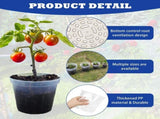 36 Pack 4/5/6/7 Inch Clear Nursery Pots for Plants, Plant Pots with Drainage Holes, Transparent V1258-DP02-C-156