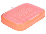 24 Eggs Containers ABS Egg Tray Storage Box Refrigerator Organizer Bins with Breathable VentsOrange V1294-YM0715-3113210304211