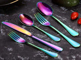 Silverware Set, 4 Piece Stainless Steel Flatware Set,Kitchen Utensil Set Service for 4, Tableware V1370-AZ4-06248