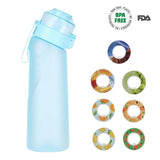 0 Sugar 0 Calorie Scented Water Bottle Matte Blue 7 Rings V1221-XM-LB4950-ZS131