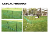Electric Chicken Netting 60m x 115cm Green Double Prong Poultry Mesh Fence V379-CHICKNET60
