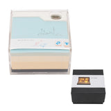 3D Art Memo Pad Decorative Ornament Exquisite 3D Stick Notes with Light Pen Holder for Office Study V1294-YM0901-3115240002111