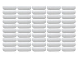 50PCS 10cm Greenhouse Film Clamp Heat Resistant Tube Clip Gardening Frame Pipe Clip for GardenWhite V1294-YM0715-3111210428412