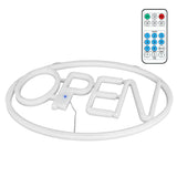 LED Neon Open Sign Display Window Hanging Light with Remote Control for Christmas Decoration V1294-YM0901-3119200129611