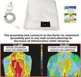 Bed Earthing Sheet Grounding Sheet Mat Large Bed Sheet Flat Sheet W/AU Plug 153x203cm V201-W12918152