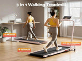 Everfit 3 in 1 Walking Pad Treadmill 12% Incline Foldable Under Desk Treadmills for Home Gym With TMILL-400H-2INC-L-PK