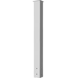 Mailbox Post, 43" High Mailbox Stand, White Powder-Coated Mail Box Post Kit, Q235 Steel Post Stand V952-YXZZCJYCGJS4346PNV0