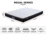 Giselle 35cm King Mattress Firm with Copper Memory Foam and Edge Support MATTRESS-E-REGAL-35-K