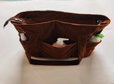 Corduroy Yarn Storage Bag With Metal Grommets And Multiple Pockets, Portable Crochet And Knitting V1237-ZY-807-157