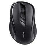 RAPOO M500 Multi-Mode, Silent, Bluetooth, 2.4Ghz, 3 device Wireless Optical Mouse - Simultaneously V1202-V2-MIRP-M500