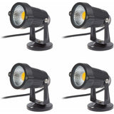 4 pcs Set LED Spotlights 3W 220V Adjustable Garden Spotlights Outdoor Lighting Garden Terrace V1188-MS-227-0837