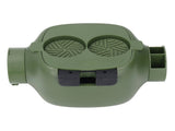 Mini Coffee Knock Box ABS Plastic Portable Coffee Ground Bin for Cafe Bar Kitchen Green V1294-YM0901-3118240172612