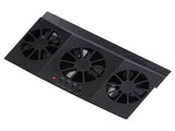 Car Exhaust Fan Solar Powered Air Circulating Fan Car Window Vent Fan for Odor Removal Heat V1294-YM0901-3113240171511