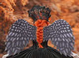 Black Cosplay Party Wings, Nonwoven Fabric Costume Accessory, 1 Pack for , Dress Up, Photo Props V1370-AZ4-18259