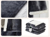 Warm Full Body Wearable Heated Blanket With Foot Pocket & Auto Shut Off, 127177CM Washable V1188-MS-603-010