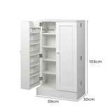 Levede Buffet Sideboard Storage Cabinet CH1074-WH