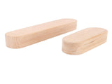 2Pcs Tailor Clappers 7in 12in Double Side Grooved Wood Clappers Sewing Tools for Pressing Seams V1294-YM0901-3117240309811