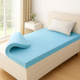 Giselle 12cm Memory Foam Mattress Topper Ventilated Cool Gel Bamboo Cover King Single MATTRESS-TOP-VH-GEL-12-KS
