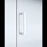 Adjustable 1500x920mm Single Door Corner Sliding Glass Shower Screen in Chrome V63-845691