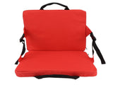 Outdoor Chair Cushion Portable Comfortable Oxford Cloth Foldable Stadium Seat Cushion Red V1294-YM0626-3111220313711