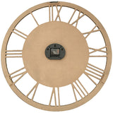 XL Carved Industro Hamptons Wall Clock 60cm V637-11741CLK