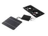 Solar Exhaust Fan IPX7 Waterproof Safe 20W Solar Panel Ventilation Fan with Energy Storage Box for V1294-YM0901-3111240101311