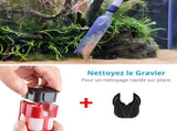 Automatic Aquarium Vacuum Cleaner, Electric Gravel Cleaner Suitable For Medium And Large Aquarium V1188-MS-227-1203