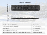 2PCS Traction Boards with PP for Mud Snow Sand Storage Bag Long Black V952-QCTKBZBS2JZZYHDQZV0