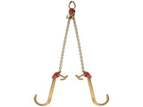 V Bridle Chain, 5/16 in x 2 ft Tow Chain Bridle, Grade 80 V-Bridle Transport Chain, 9260 Lbs Break V952-SZGLTJ5162FT00001V0
