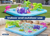 Bestway Kids Pool 239x206x86cm Inflatable Above Ground Play Pools 308L BW-POOL-PLAY-53052-BU