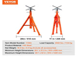 Pipe Stand, 2500LBS Heavy Duty Pipe Jack Stands, 27.2"-52" Height Adjustable V Head Pipe Stand, 45 V952-ZXGDZCZJ2852R9DRBV0