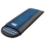 Weisshorn Sleeping Bag Single Thermal Camping Hiking Tent Blue -20&deg;C SB-ENV-S-80-NA
