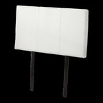 PU Leather Single Bed Headboard Bedhead - White V63-768085