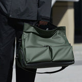 Green Expandable Travel Shoulder Bag - Large Capacity Gym and Duffel Bag with Wet and Dry Separation V888-ELOSUNG57018-2
